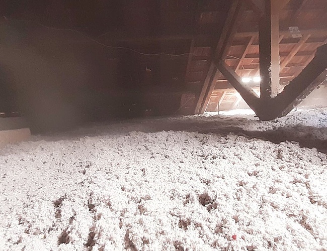 Isolation des combles perdus en ouate de cellulose à la Roche-Sur-Yon