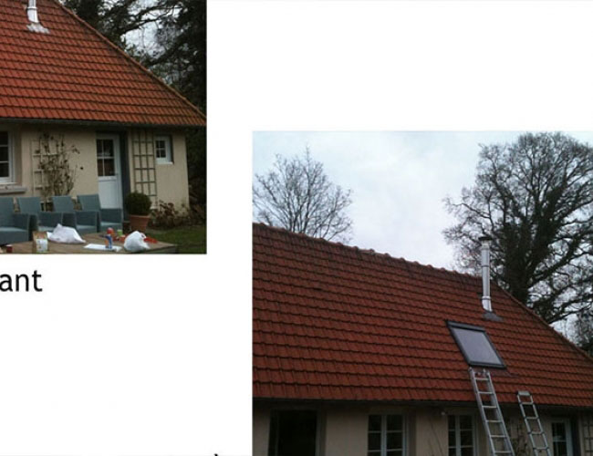 Pose de 2 Velux à Varengille-sur-mer