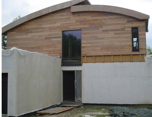 isolation extérieure d'une maison ossature bois