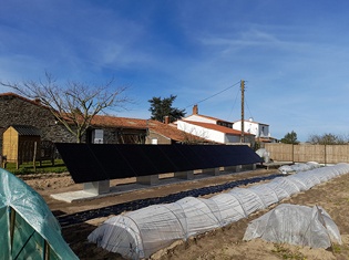 Chantier solaire à Sainte-Luce-sur-Loire